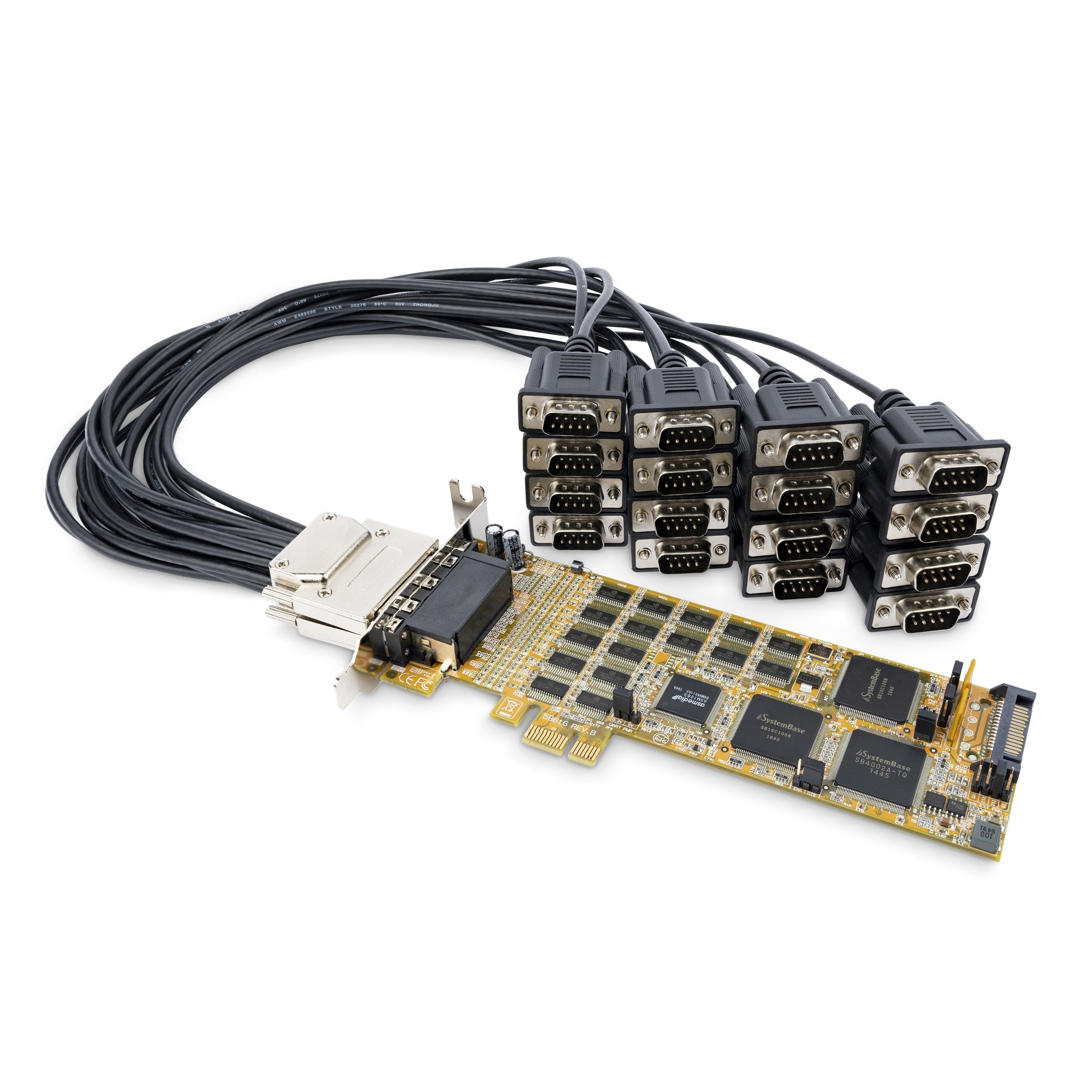 Startech Tarjeta Serie Pci-E 16 Puertos