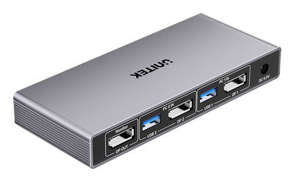 Unitek Przelacznik Kvm 8k@60hz Usb 3.0 5gbps Dp