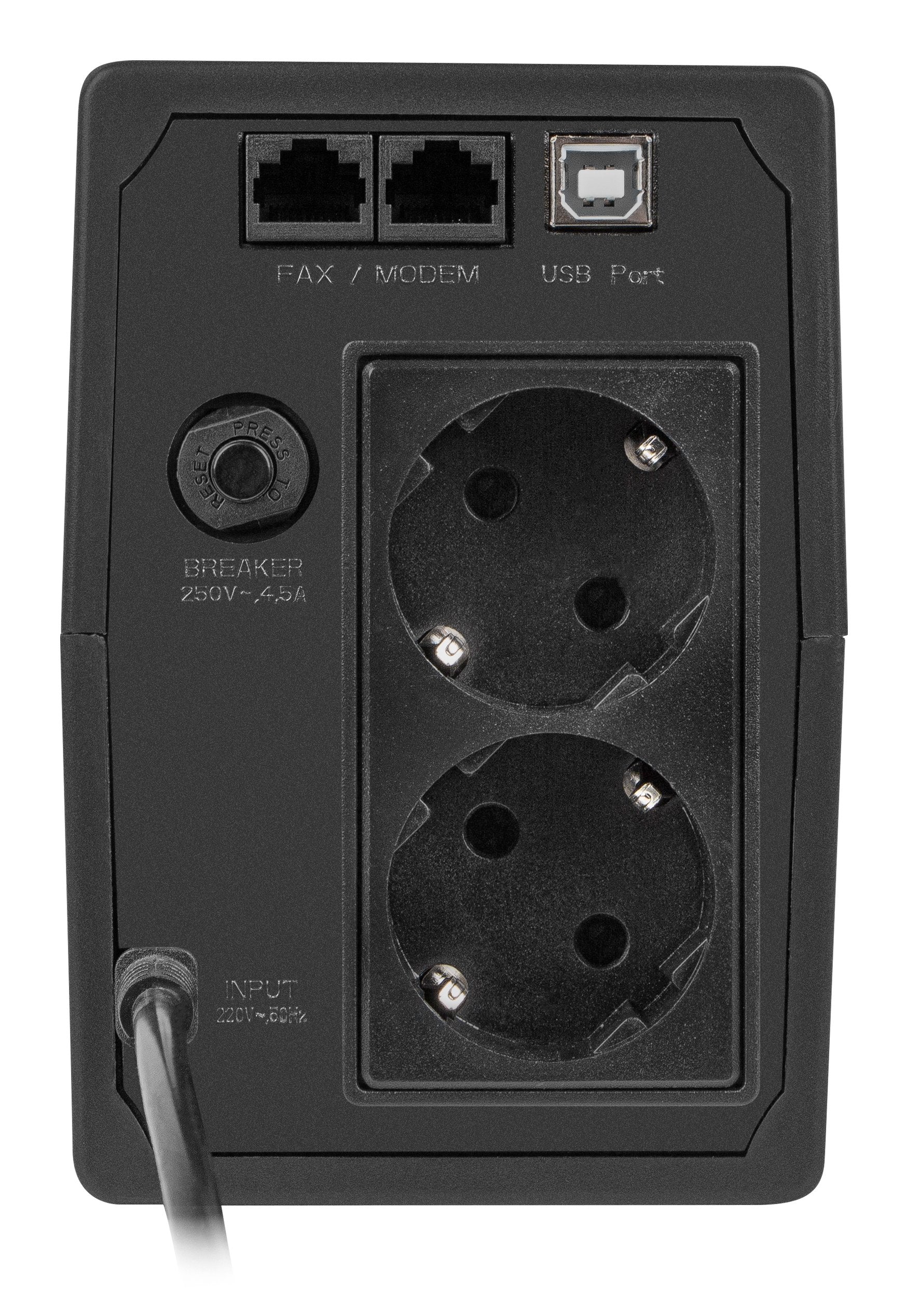 EAN 5901969443516 - Armac H/850F/LED/V2 sistema de alimentación ininterrumpida (UPS) Línea interactiva 0,85 kVA 480 W 2 salid imagen 2