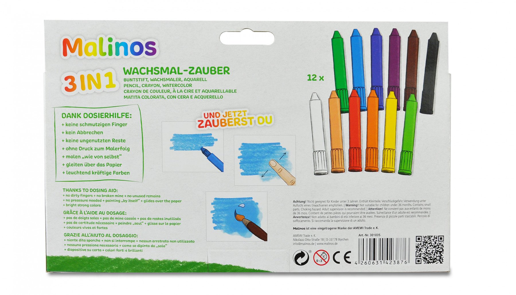 Malinos 301035 Cera 12 Pieza(S)