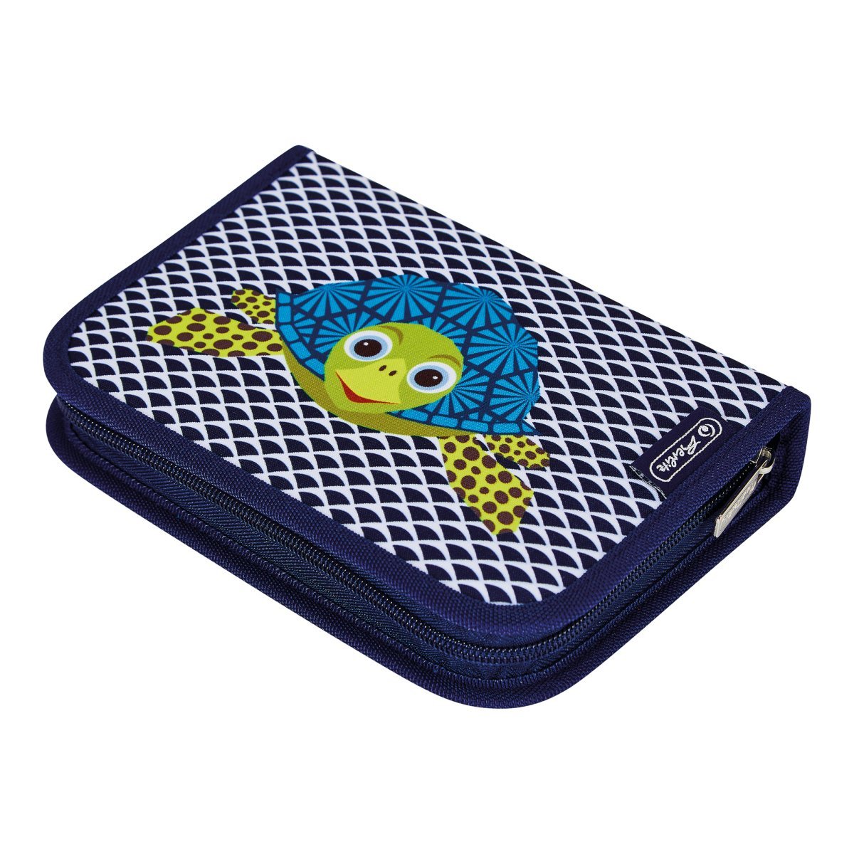 Herlitz 50038268 Caja De Lápices Estuche Suave Poliéster Azul
