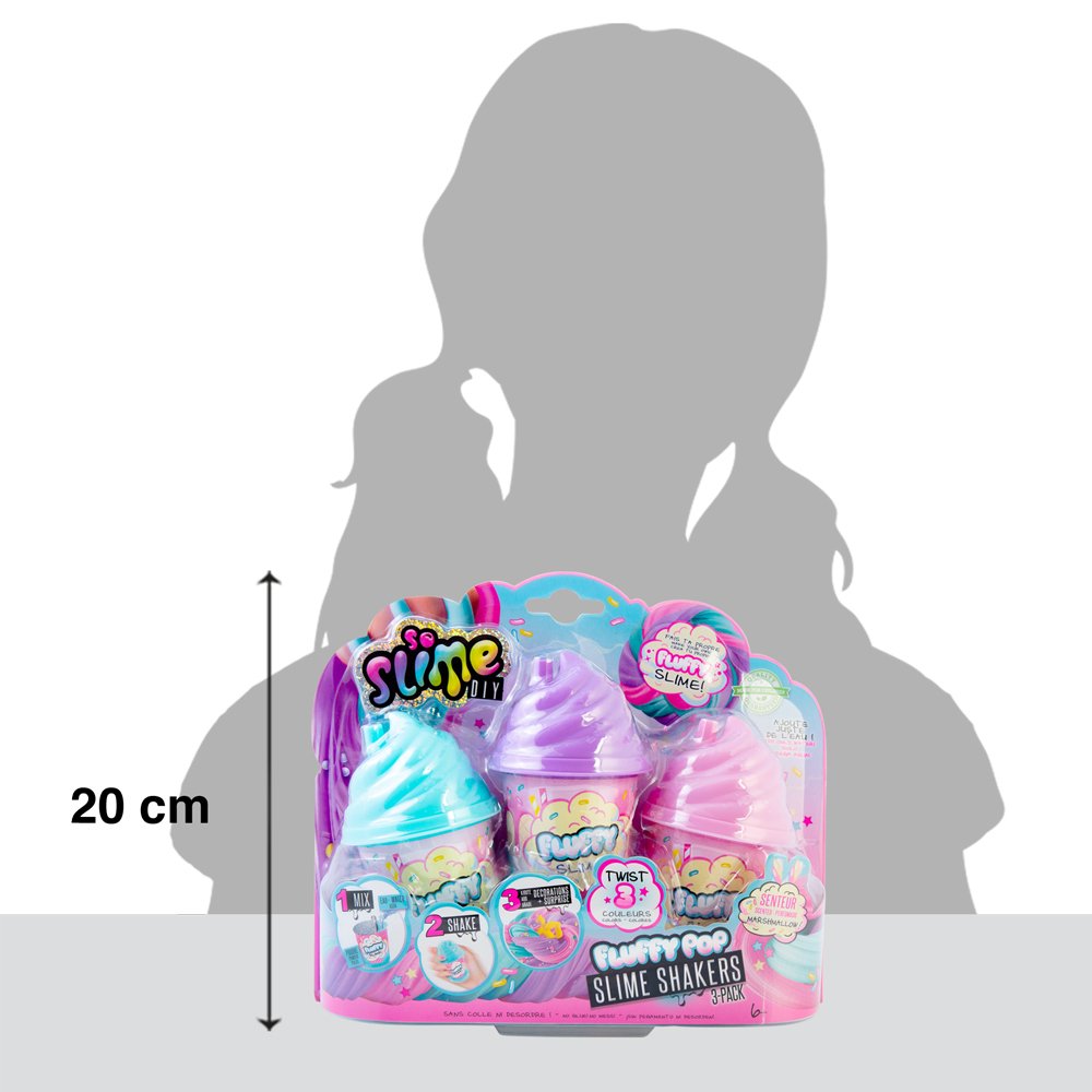 Set 3 Botes Esponjoso Slime Diy