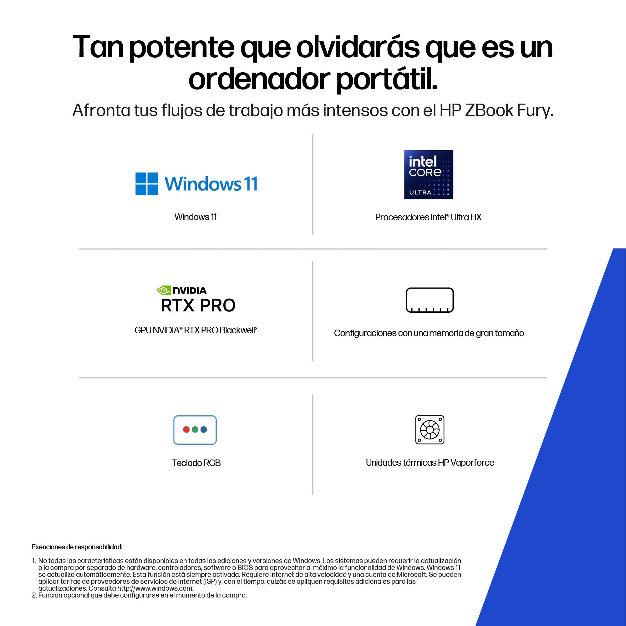 Portátil Workstation Zbook Fury 16 G1i Win 11 Pro Vpro