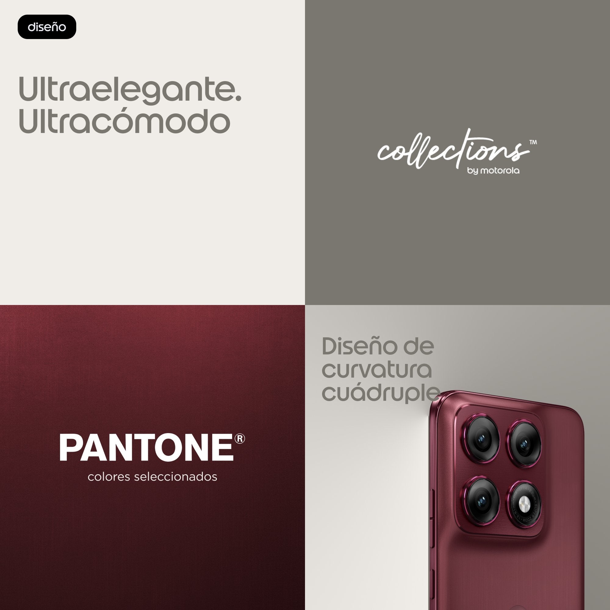 EAN 0840493615806 - Motorola edge 70 pro 17,2 cm (6.78") SIM doble Android 16.0 5G USB Tipo C 12 GB 512 GB 6500 mAh Burdeos imagen 6