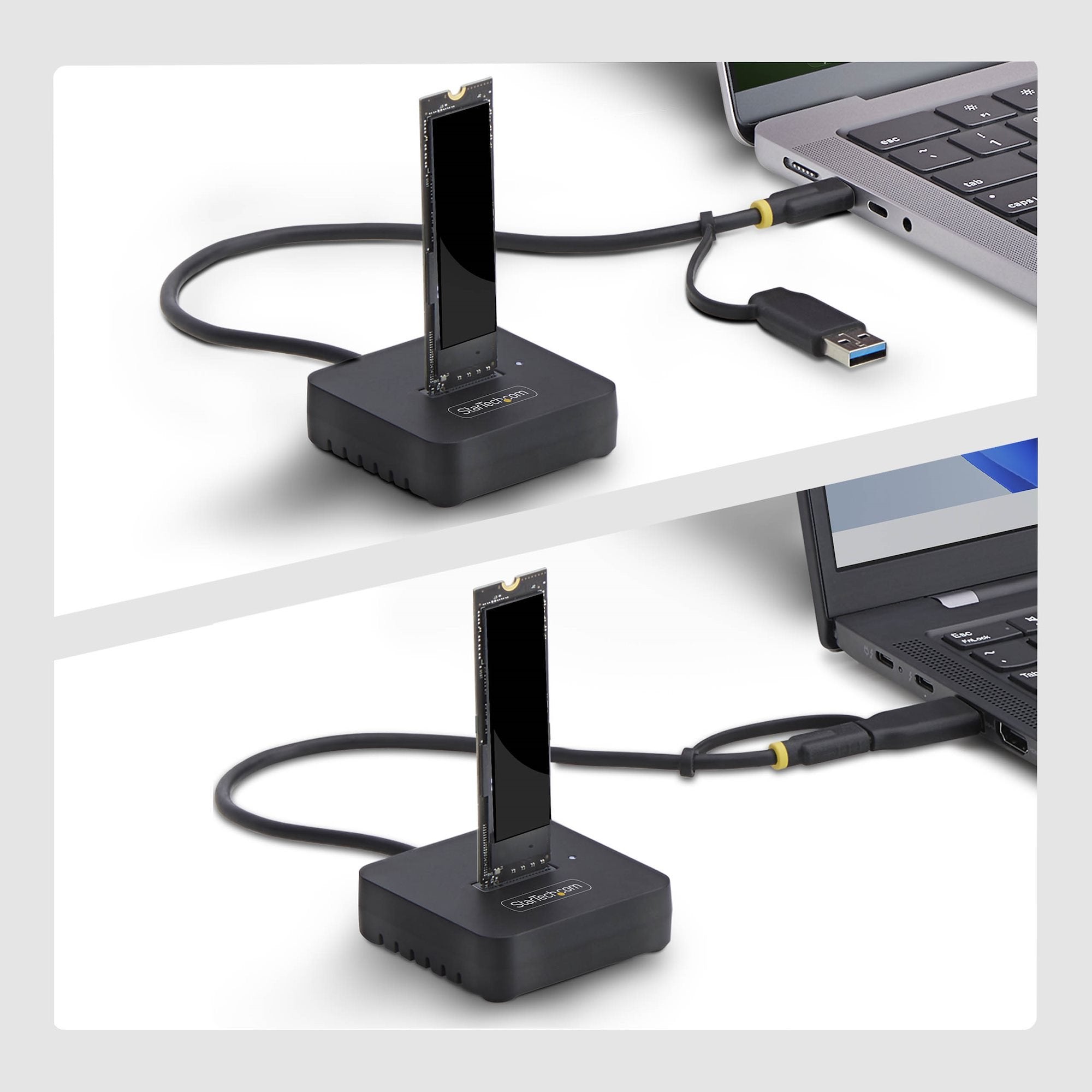 EAN 0065030912563 - StarTech.com 1USB3-NVME-DOCK base de conexión para disco duro USB 3.2 Gen 2 (3.1 Gen 2) Type-C Negro imagen 4
