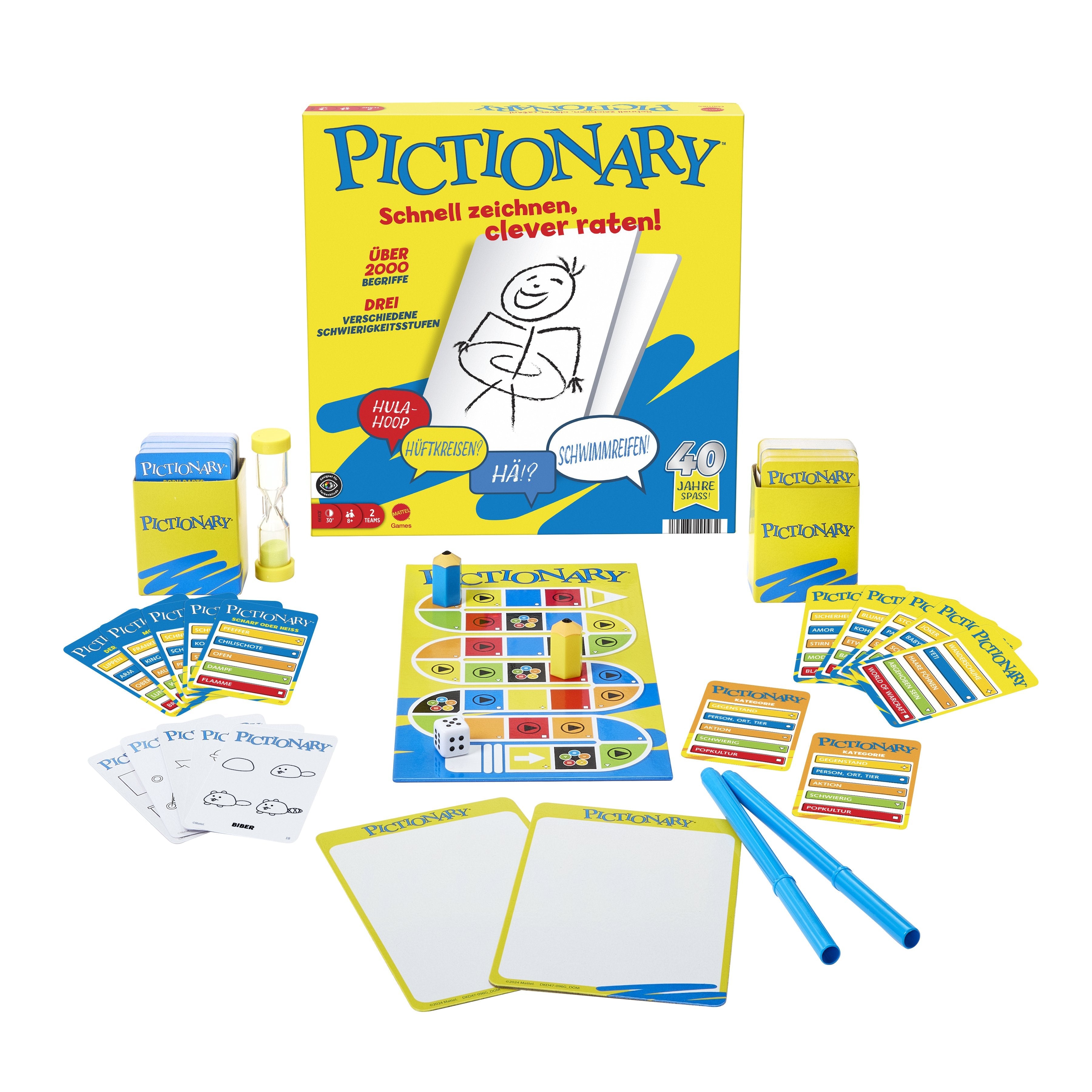 Mattel Pictionary, Juego De Mesa Jdx99
