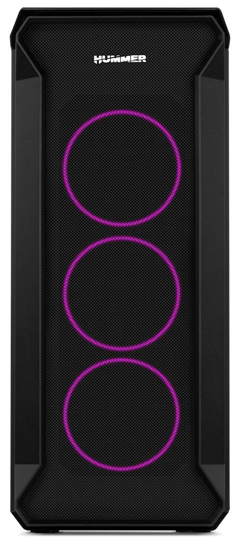 Caja Pc Nox Atx Hummer Quantum 1xusb3.0 2xusb2.0 Negro Argb