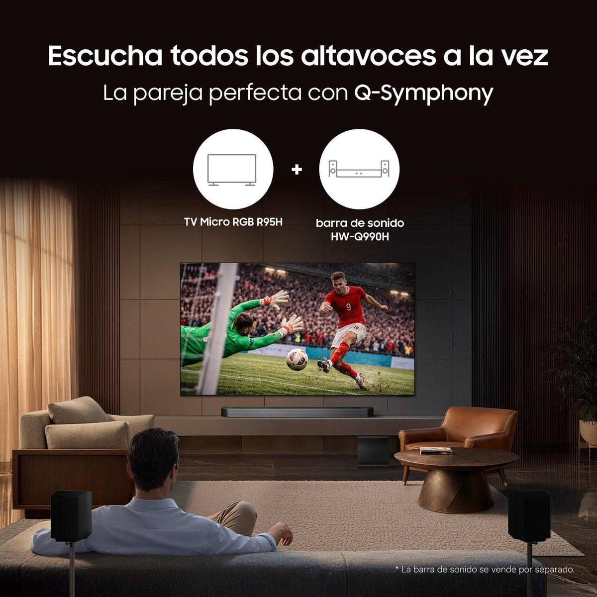 Televisor Smart Tv 85" 4k Uhd Tizen R95h Samsung Negro