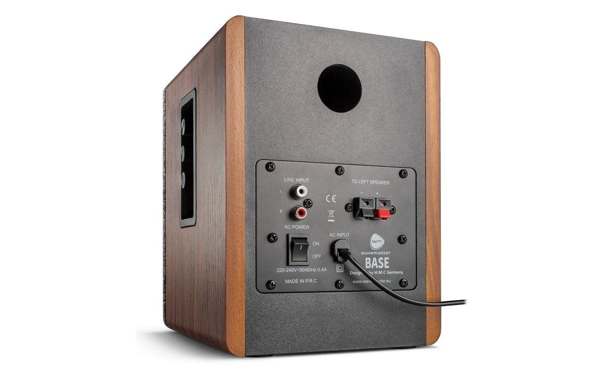 Wavemaster Base Altavoz De 2 Vías Gris, Madera Inalámbrico Y Alámbrico 30 W