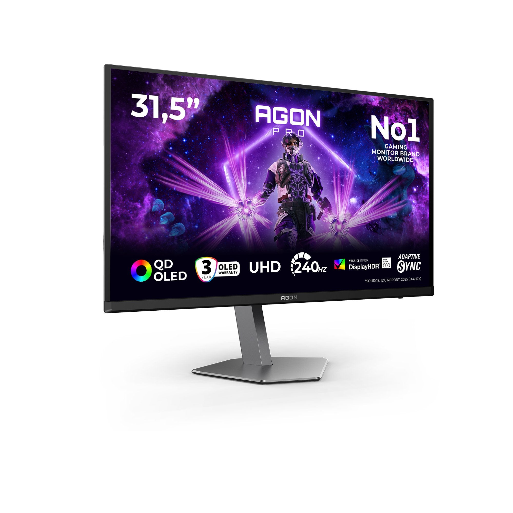 EAN 4038986113465 - AOC AG326UZD2/11 pantalla para PC 80 cm (31.5") 3840 x 2160 Pixeles Negro imagen 2