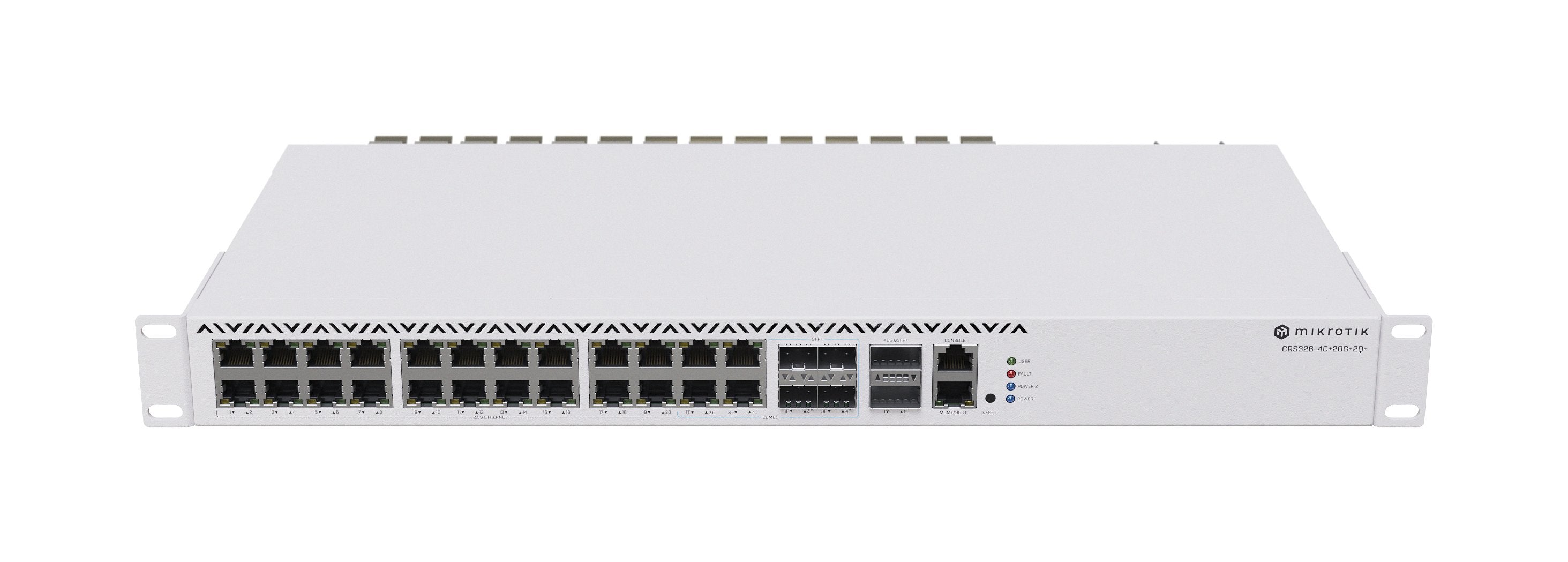 EAN 4752224008930 - Mikrotik CRS326-4C+20G+2Q+RM switch Gestionado Gigabit Ethernet (10/100/1000) Gris imagen 1