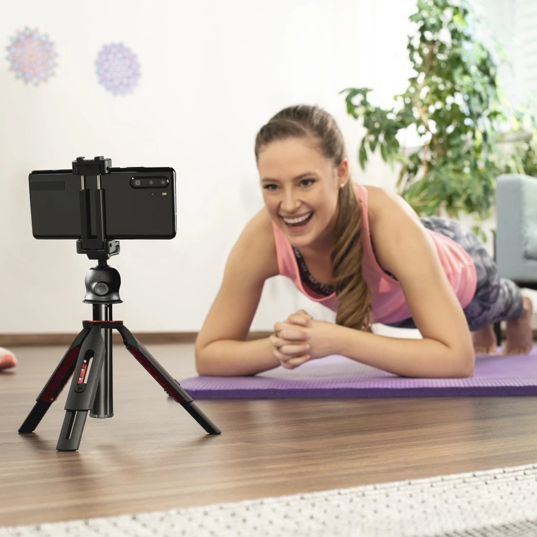 Hama Handy-Stativ Solid 80 Ball Mit Bluetooth-Auslöser