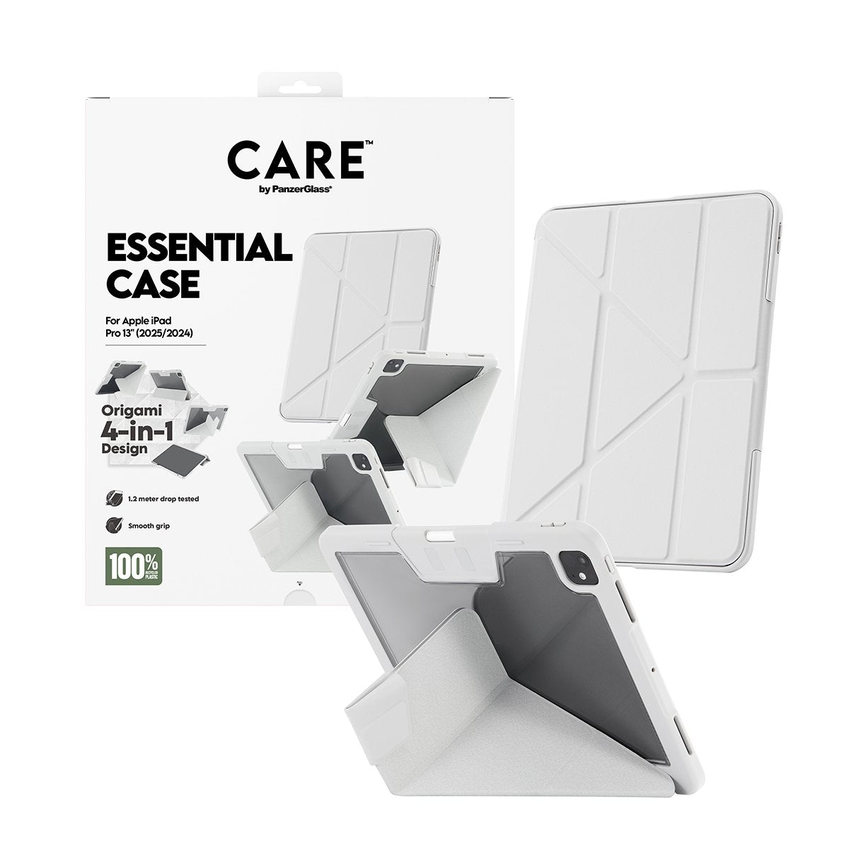 Panzerglass Care By Tpu Essential Case Gris Ipad Pro 13-Inch