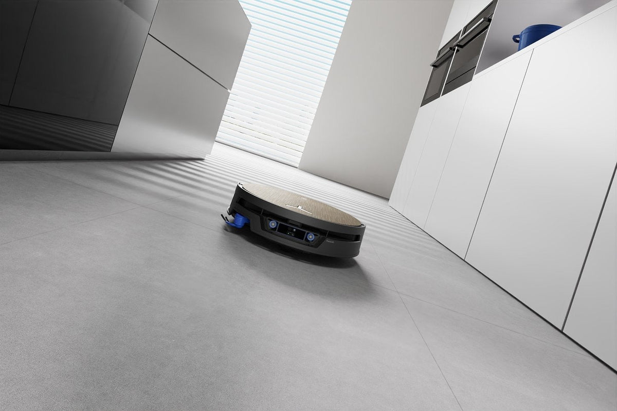 Ecovacs Deebot X12s Omnicyclone Vacuum Cleaner,Robot,Wet&Dry,27000pa,Truedge 3.0,Zerotangle 4.0,Ozmo Roller 3.0,Gold+Omnicyclone Auto-Empty