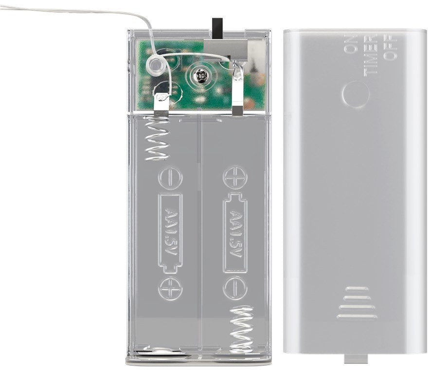 Cadenas De Luces De Alambre Plateado Con 20 Led X 2 , Incl. Temporizador
Decoración De Iluminación Atmosférica Para Uso Interior