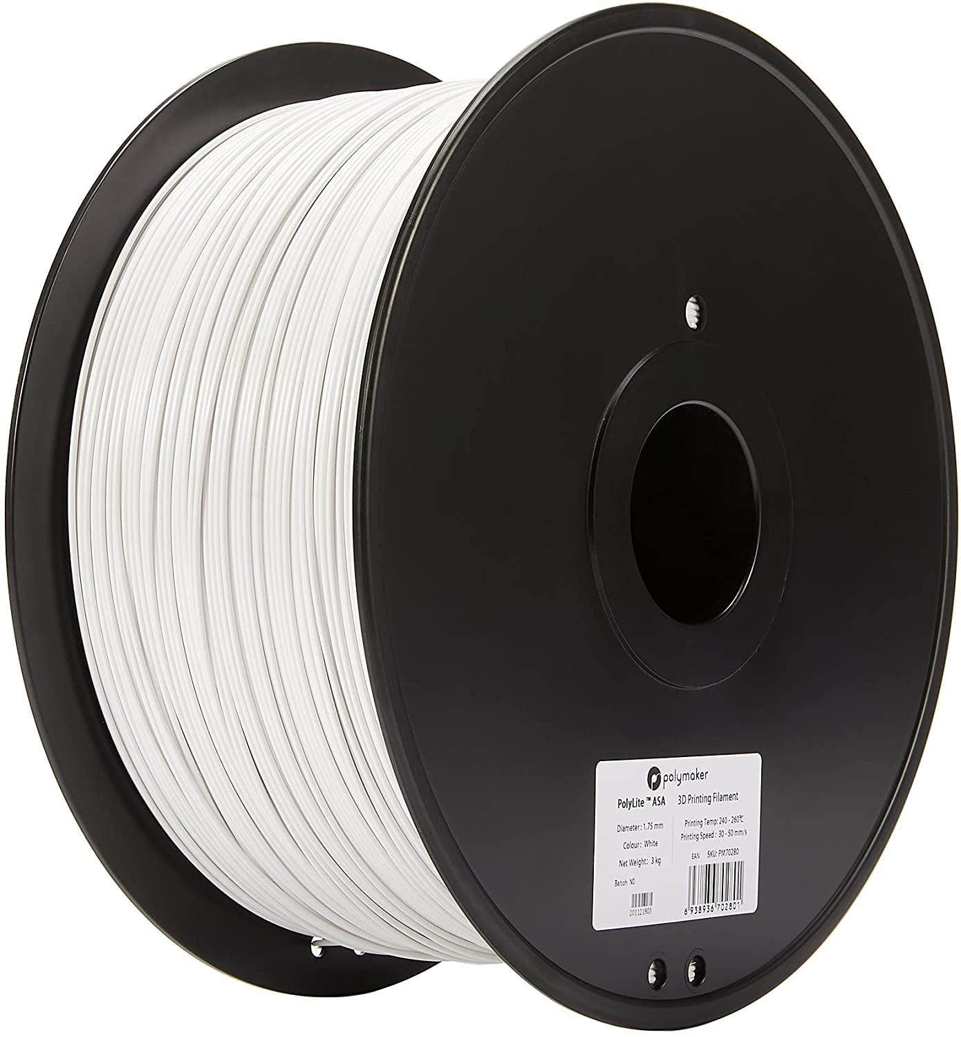 Asa 1,75mm Blanco 1kg