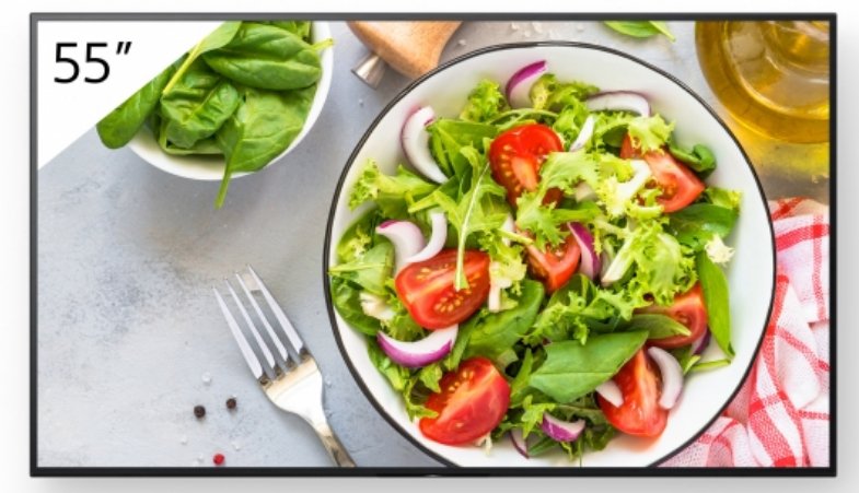 Sony Bravia Professional Displays Fw-55bz35l 55" Clase Diagonal Bz35l Series Pantalla Lcd Con Retroiluminación Led Señalización Digital Android Tv 4k Uhd (2160p) 3840 X 2160 Hdr Direct Led Con Teos Manage