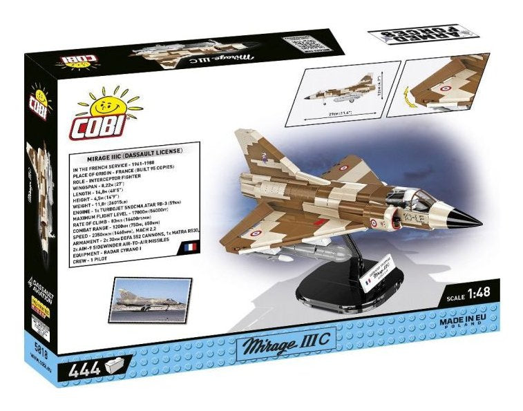Cobi Armed Forces Mirage Iiic Vexin 444 Kl. 5818