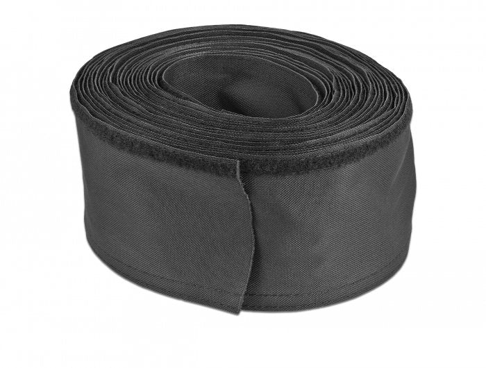 Delock Gewebeschlauch Con Klettverschluss Hitzebeständig 10 M X 30 Mm Negro