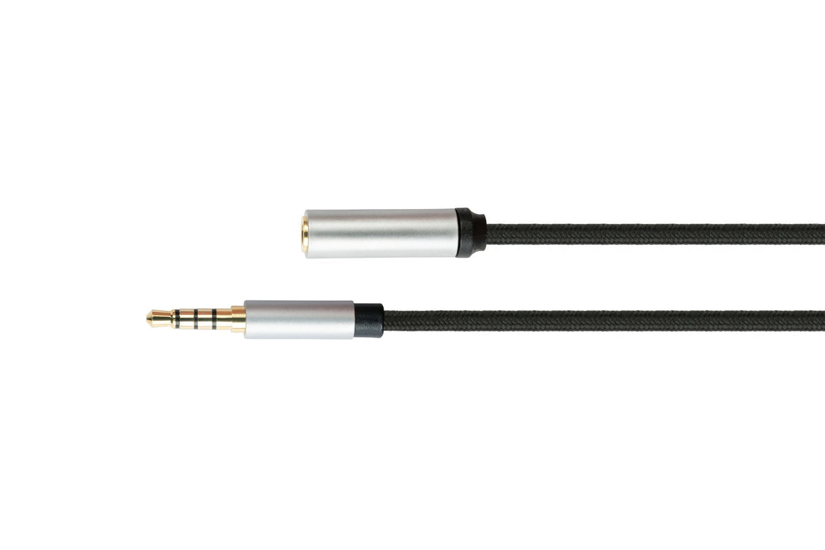 Python Cable De Audio 4-Pol. Klinkenst. An Conector Hembra Negro 2m