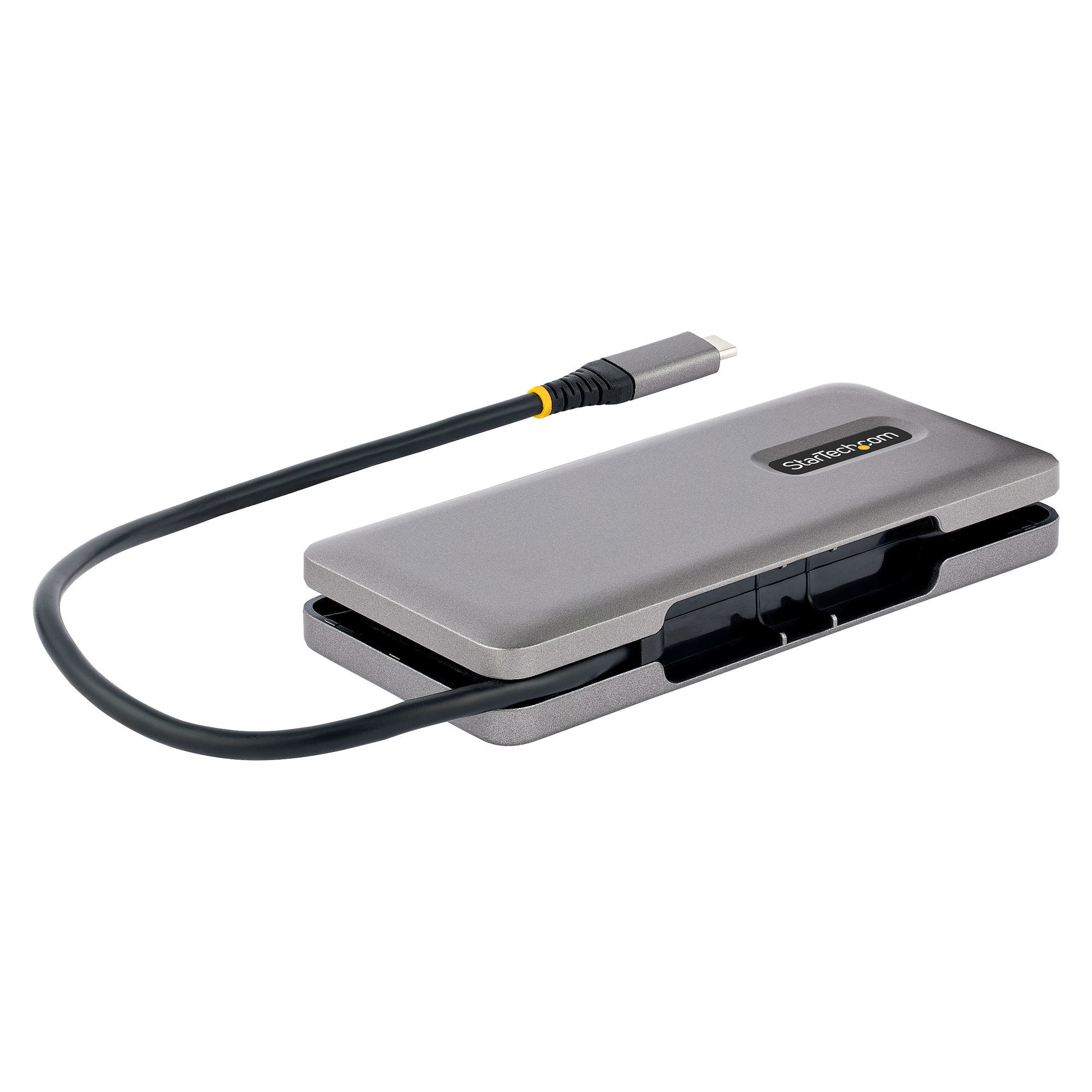 Startech Hub Usb C De 4 Puertos, 4 Puertos Usb Tipo C, Usb 3.1 De 10gbps - Concentrador Ladrón Usb Tipo C Con Entrega De Alimentación Pd De 100w Pass Through - Con Cable De 25cm