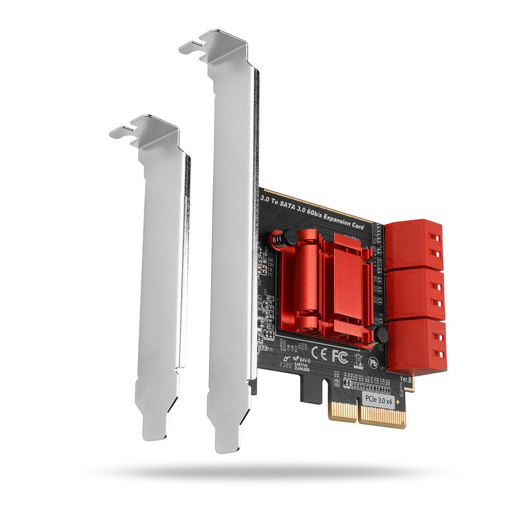 EAN 8595247906465 - Axagon PCES-SA6 tarjeta y adaptador de interfaz Interno SATA imagen 1