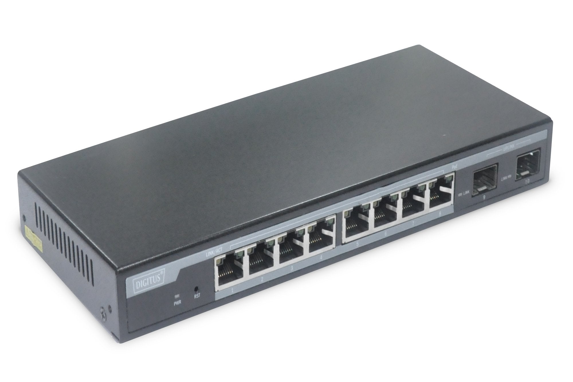 Digitus Conmutador Gigabit Poe De 8 Puertos Gestionado L2 + 2 Sfp