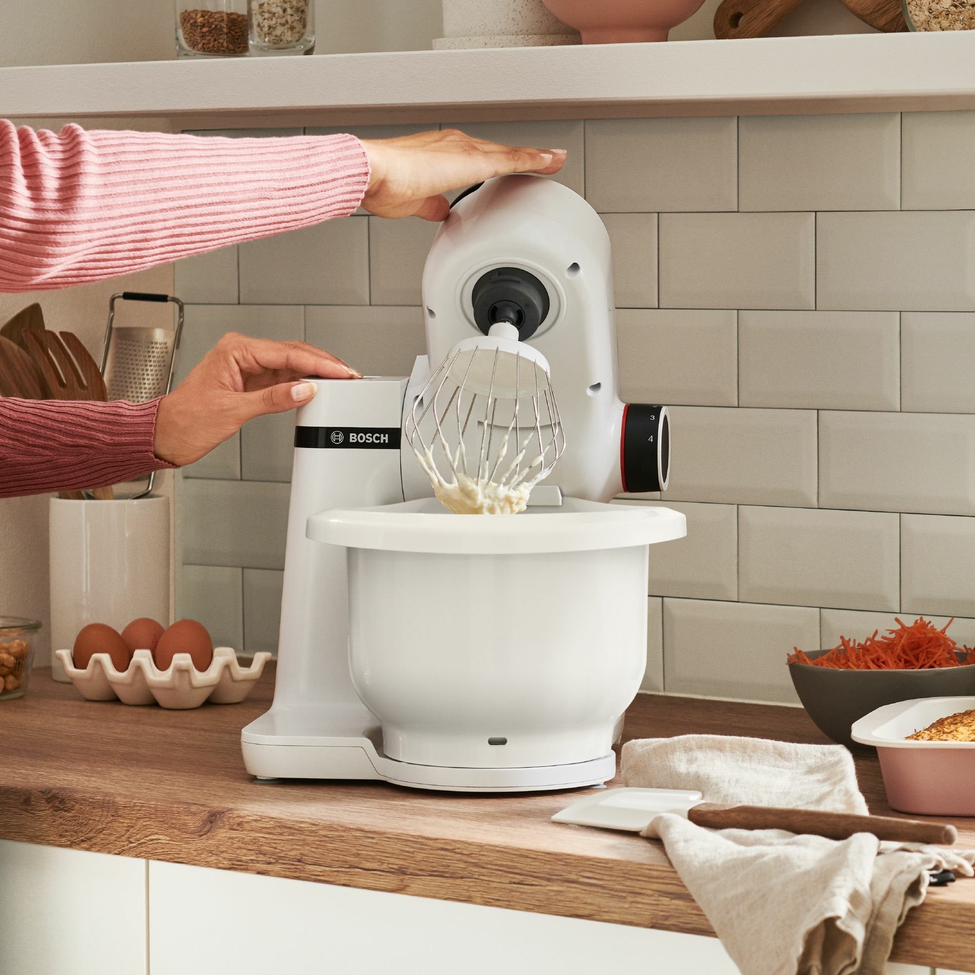 Robot De Cocina Bosch Mums2aw00 Potencia 700 W, Blanco