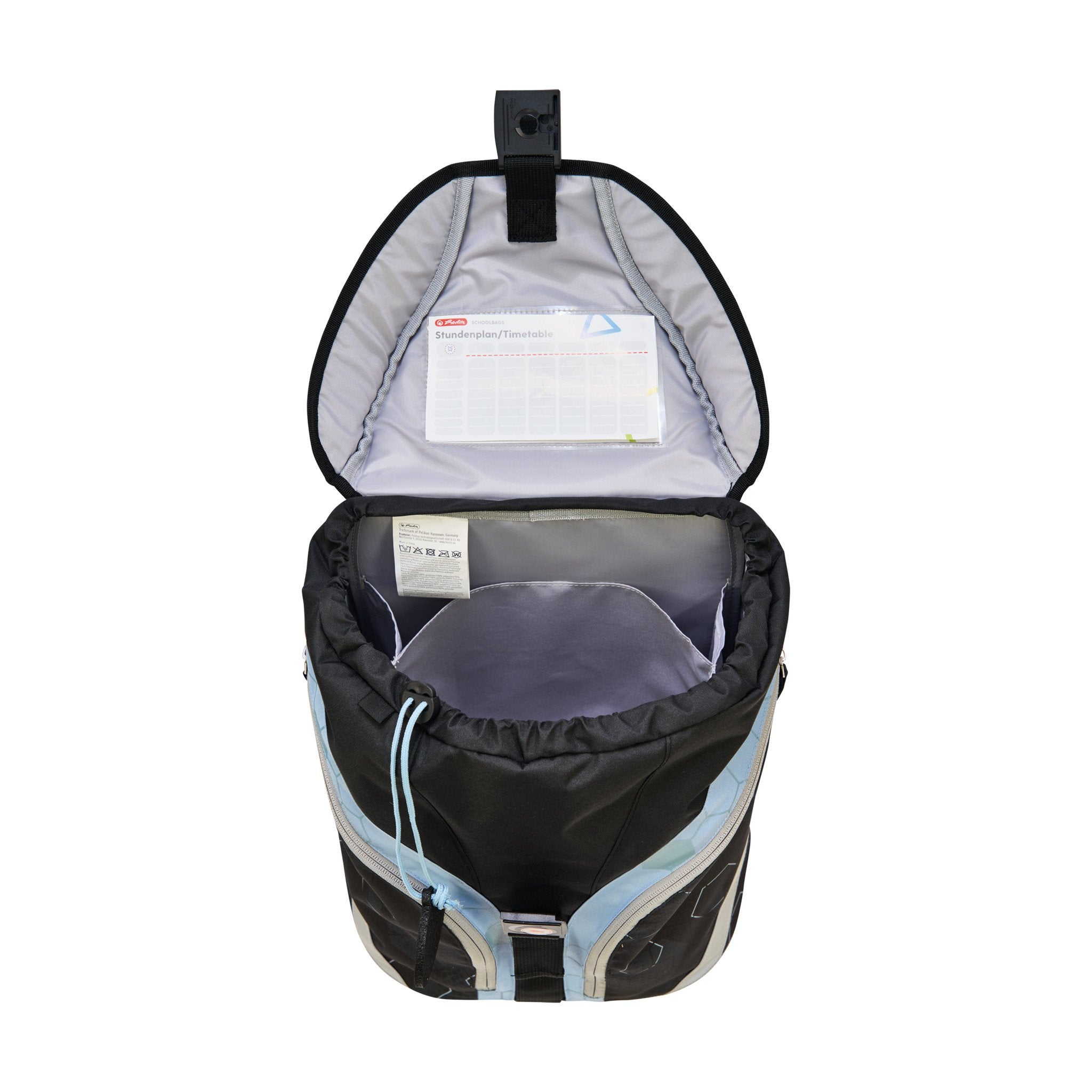 EAN 4008110395388 - Herlitz SoftLight GREENline Cyber Soccer juego de mochila escolar Niño Poliéster Azul, Azul oscuro imagen 5