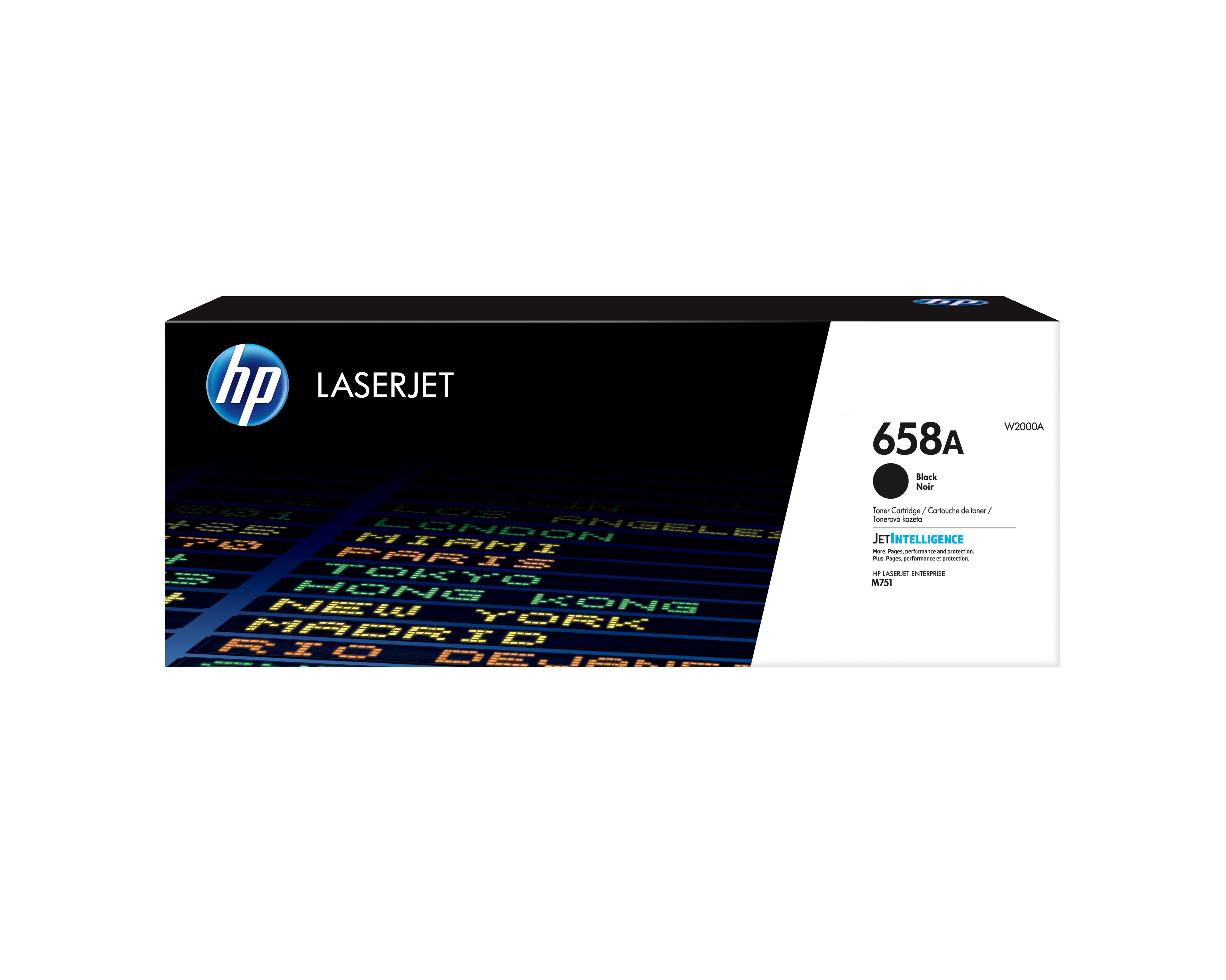 EAN 0192545710947 - HP 658A Black Original LaserJet Toner Cartridge cartucho de tóner 1 pieza(s) imagen 1