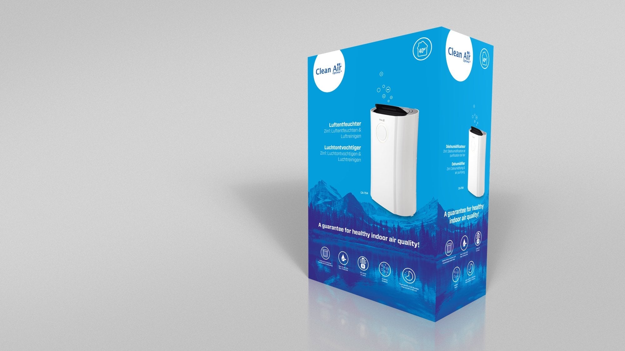 Dehumidifier & Air Purifier/Ca-704 Clean Air Optima