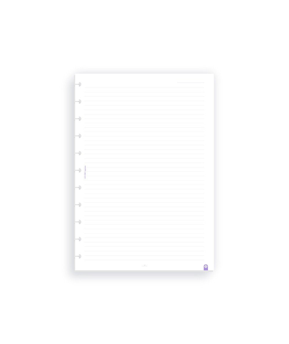 Carchivo Recambio Cuaderno Ingeniox A4 50 Hojas Extraíbles 100gr Pautado 7mm