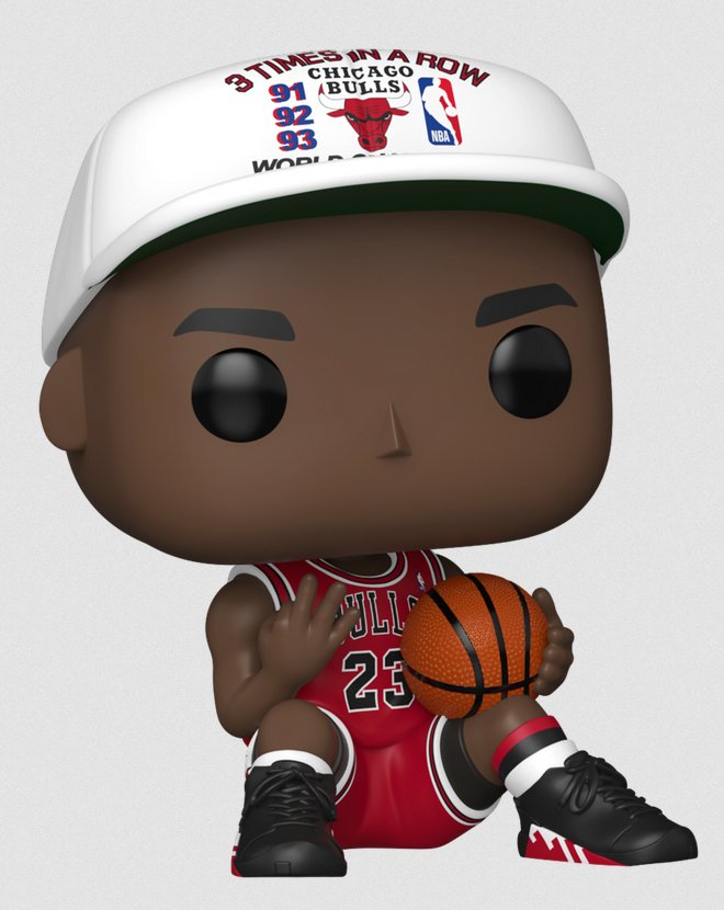 Figura Pop Nba Chicago Bulls Michael Jordan 3 Times In A Row