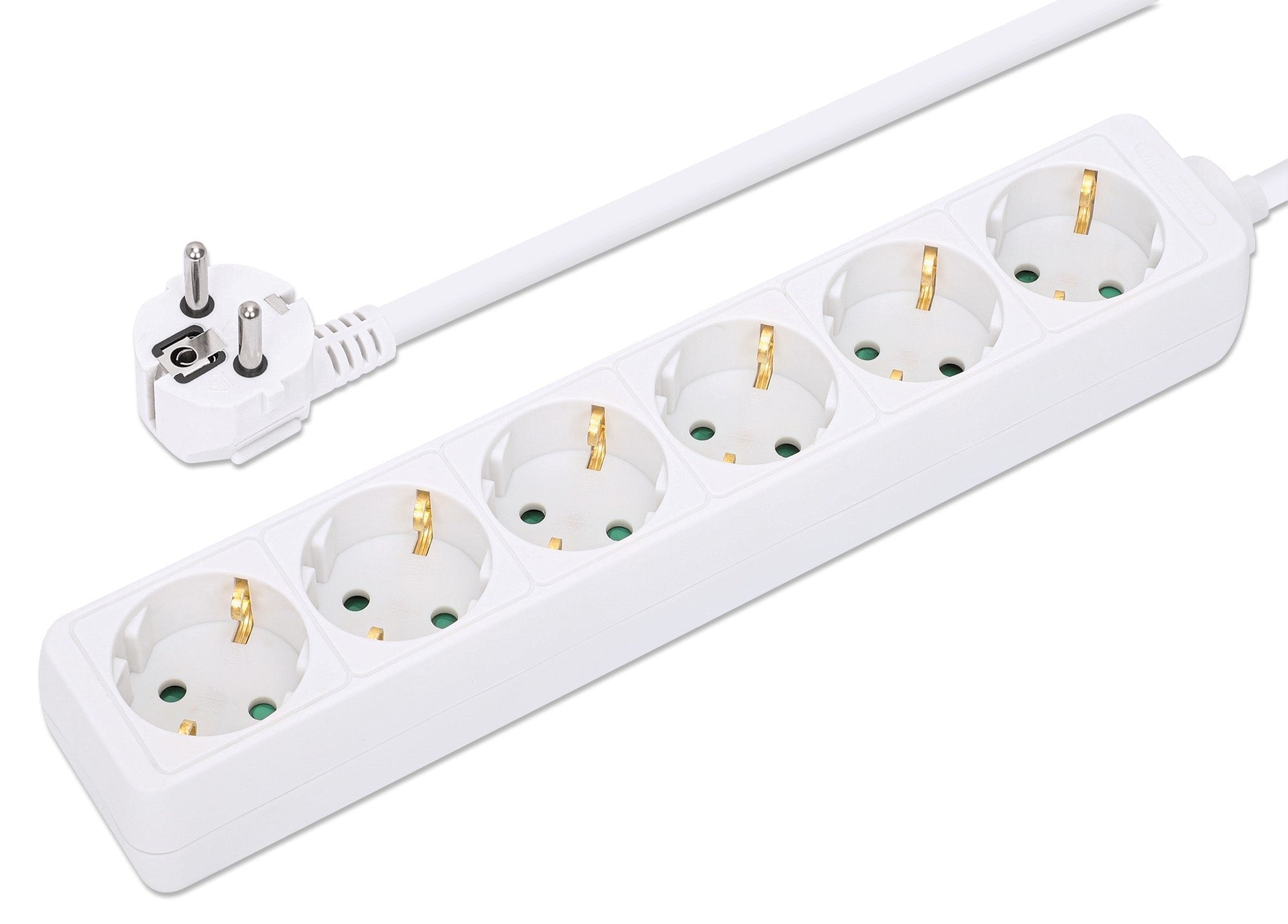 EAN 0766623168304 - Manhattan 168304 base múltiple 2 m 6 salidas AC Interior Blanco imagen 6