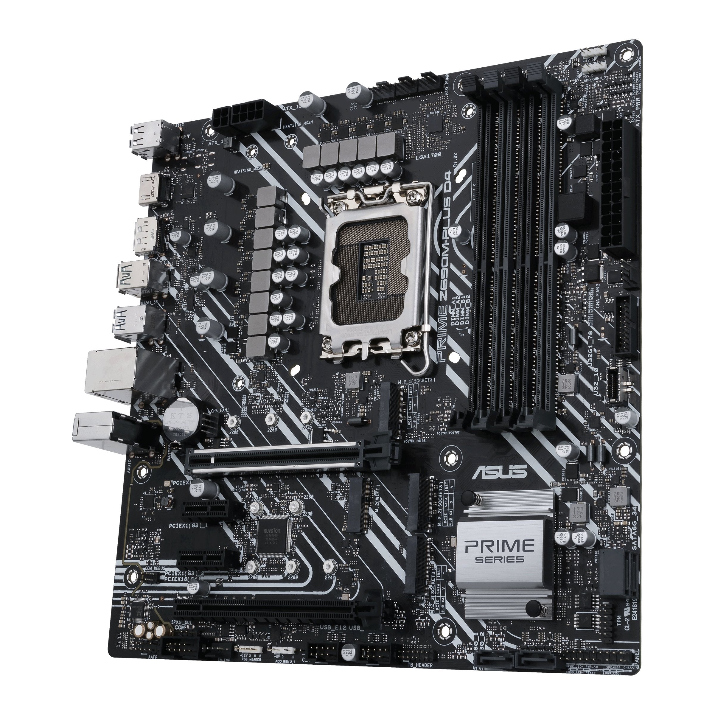 Placa Base Asus Prime Z690m-Plus D4 1700 Matx 4xddr4
