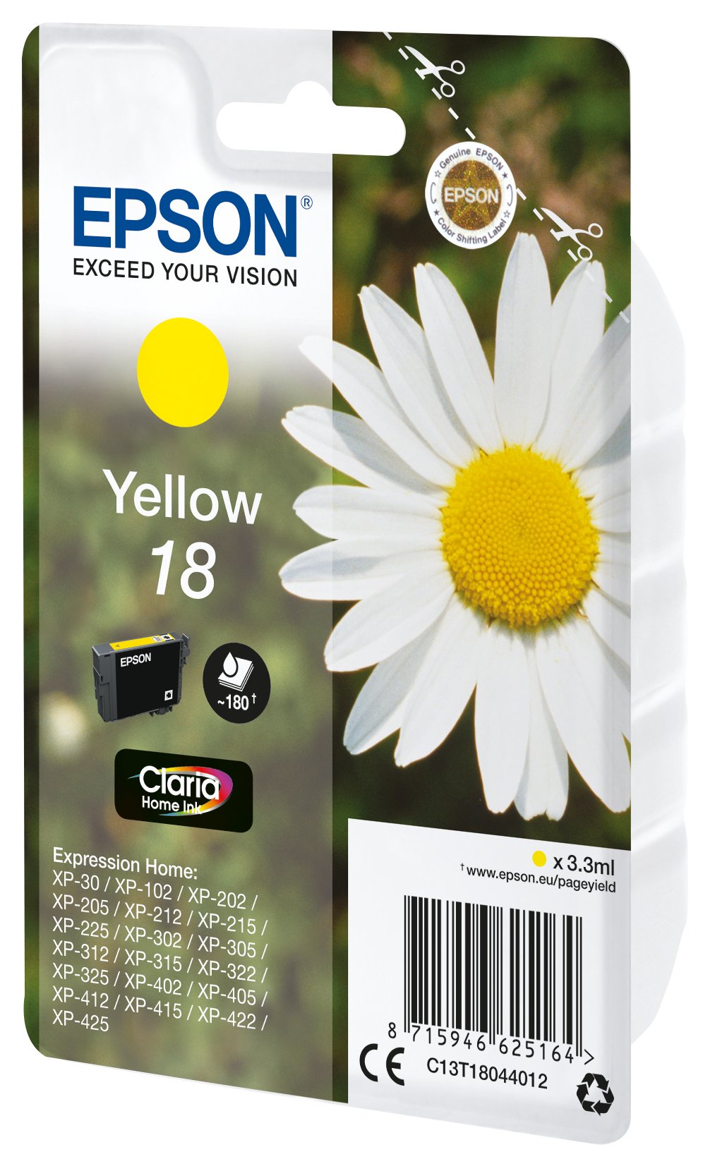 EAN 4058154160510 - Epson Daisy C13T18044012 cartucho de tinta 1 pieza(s) Original Rendimiento estándar imagen 1