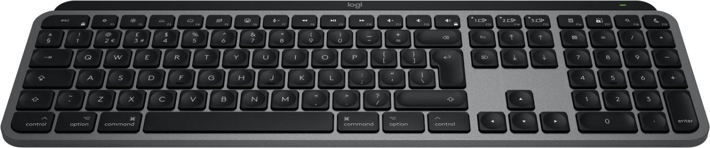 EAN 5099206114548 - Logitech MX Keys S for Mac teclado Oficina RF Wireless + Bluetooth QWERTY Inglés del Reino Unido Aluminio imagen 2