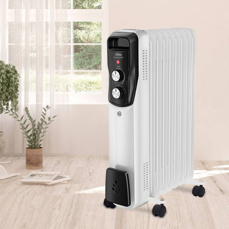 Emisor Térmico Termofluido Ufesa 83505508 Antares 2000 2000w 9 Elementos Blanco
