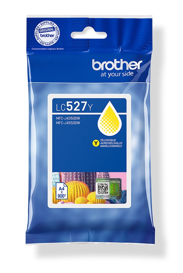 Tinta Brother Amarillo Lc527y 900 Paginas