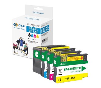 G&G 4 Xl-Cartuchon Compatible Con Hp 932 933xl C2p42ae