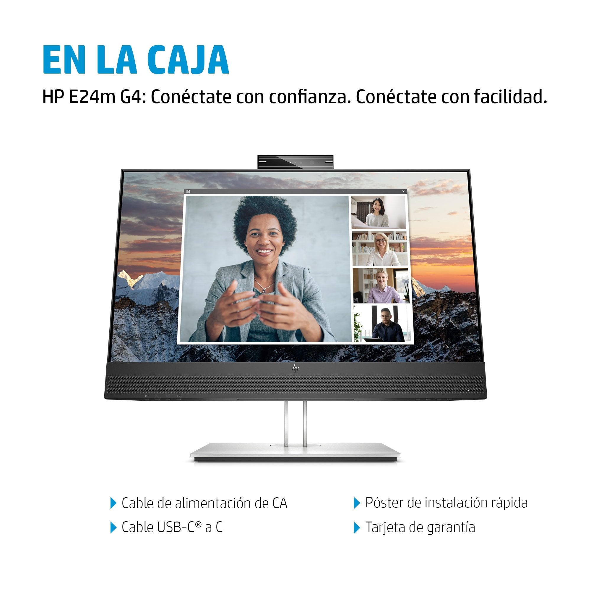 Hp E24m G4 Monitor  60.5 Cm (23.8") 1920 X 1080