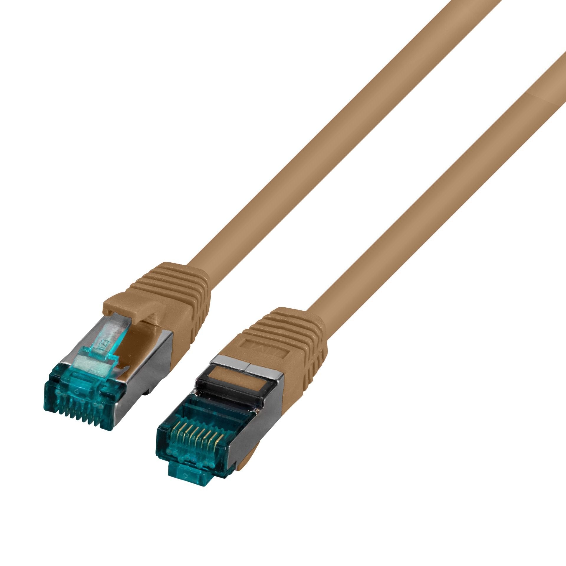 Efb Rj45 Cable De Red Cat.6a S Ftp Lszh Braun 15m