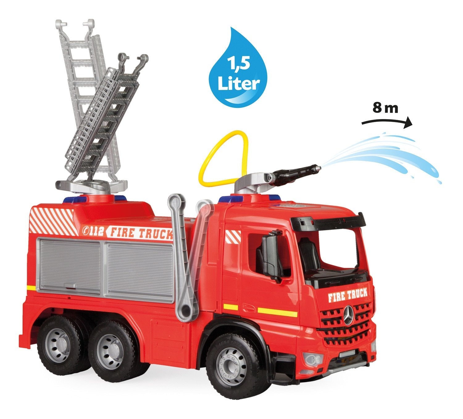 EAN 4006942848300 - Lena GIGA TRUCKS Ride-on Fire truck Arocs imagen 3