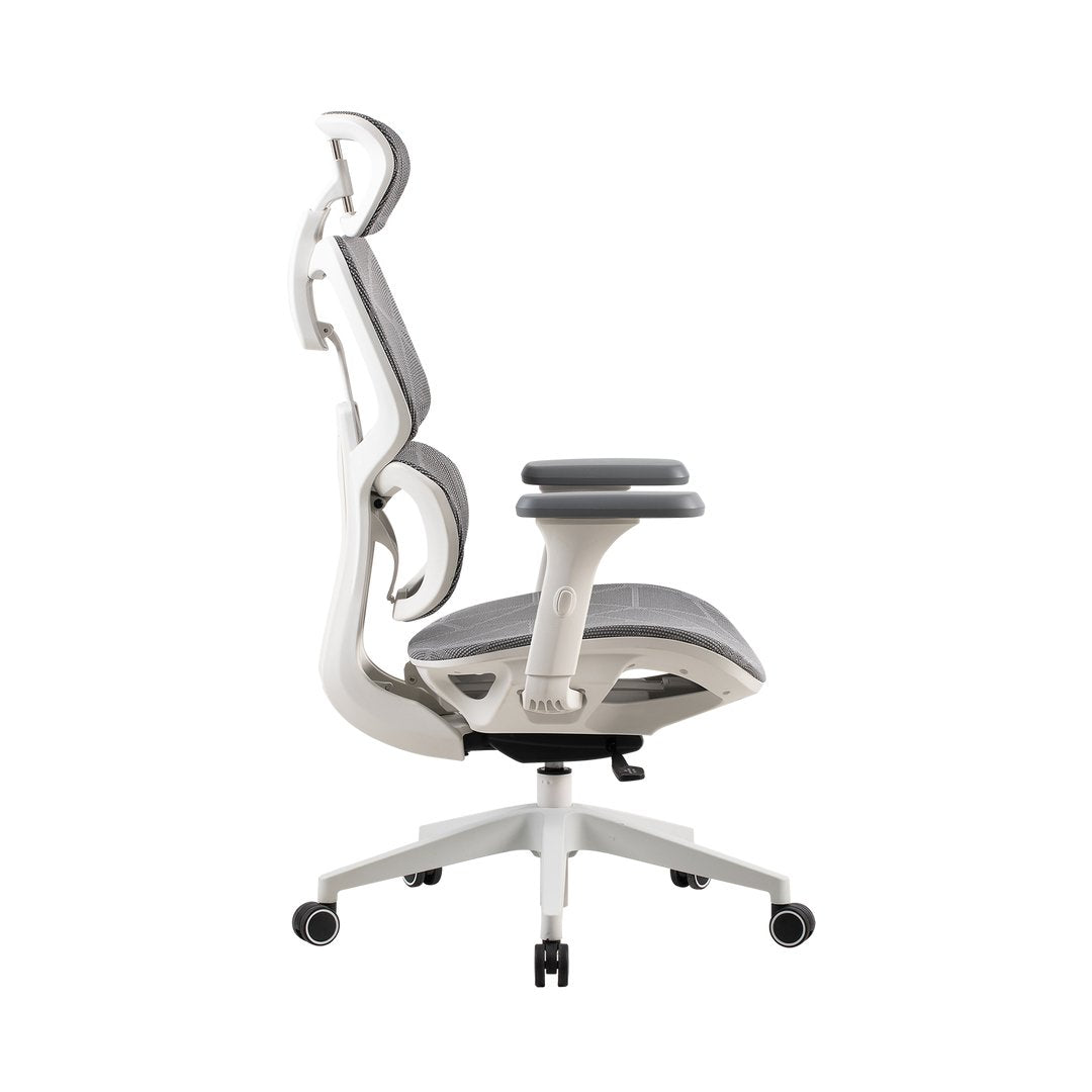 Silla De Oficina Onex Ventra Premium De Malla, Blanca