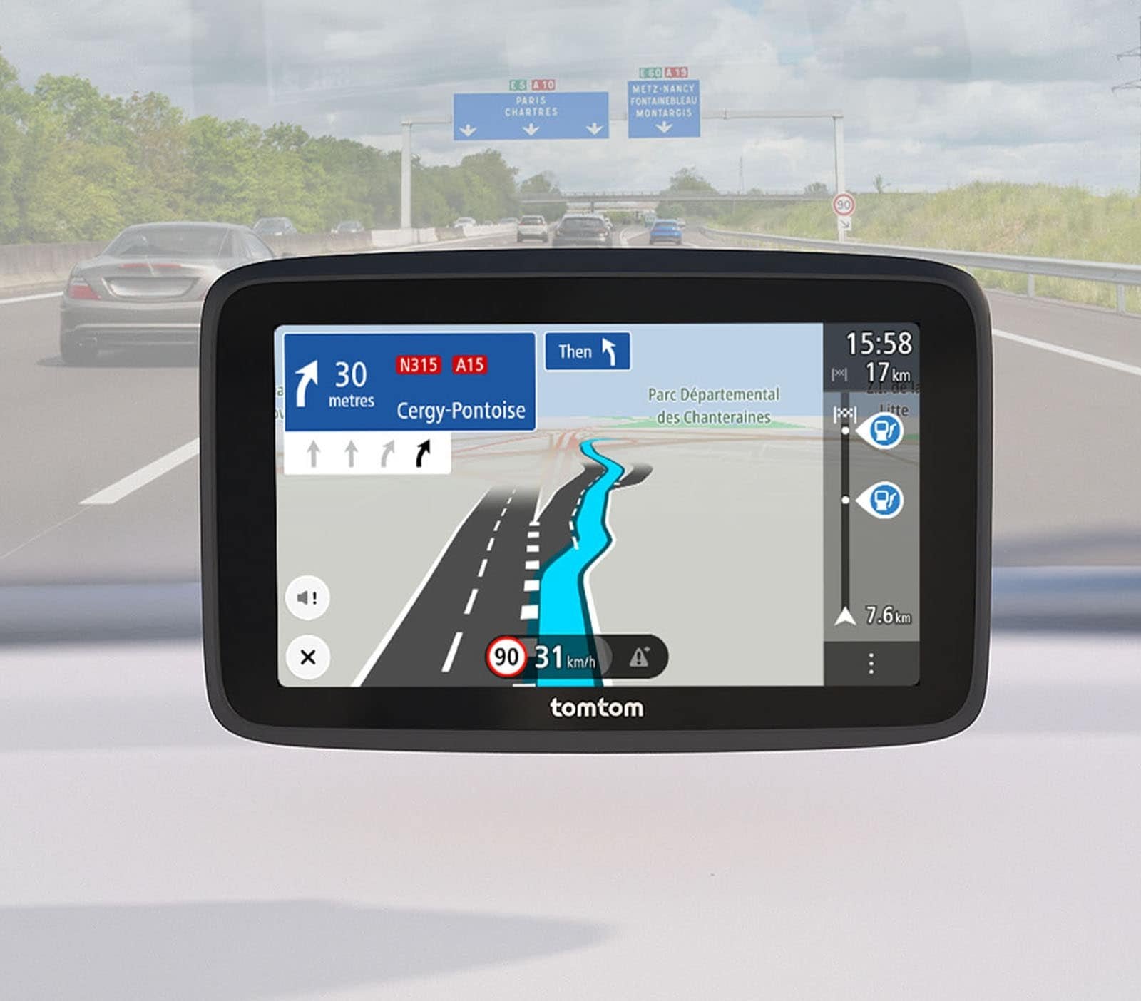 EAN 0636926107617 - TomTom GO Classic navegador Fijo 12,7 cm (5") Pantalla táctil Negro imagen 3
