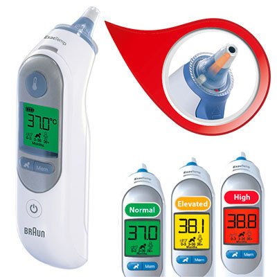 EAN 4022167652195 - Braun ThermoScan 7 Teledetección Blanco Oído imagen 5