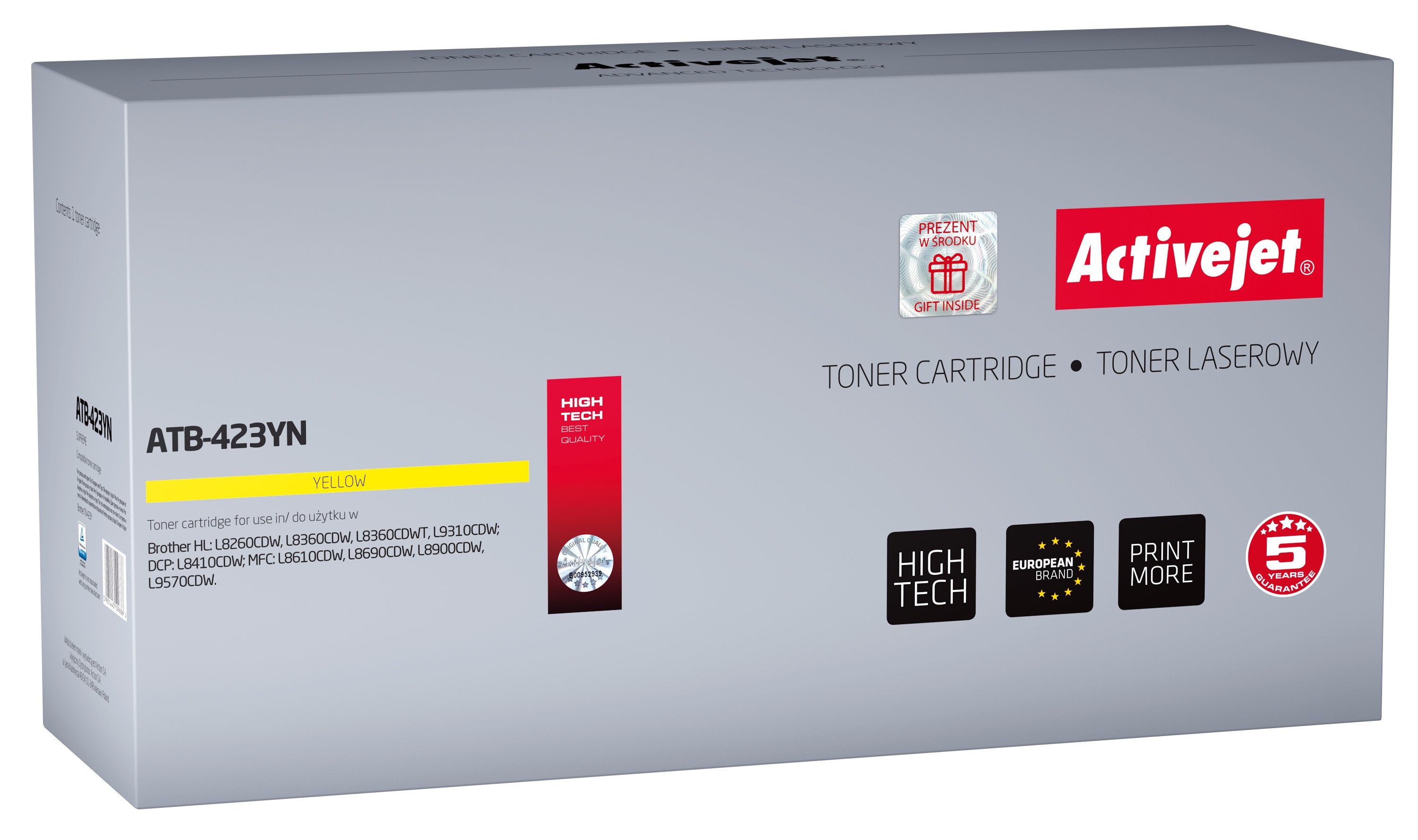 EAN 5901443109686 - Activejet ATB-423YN cartucho de tóner 1 pieza(s) Compatible imagen 1