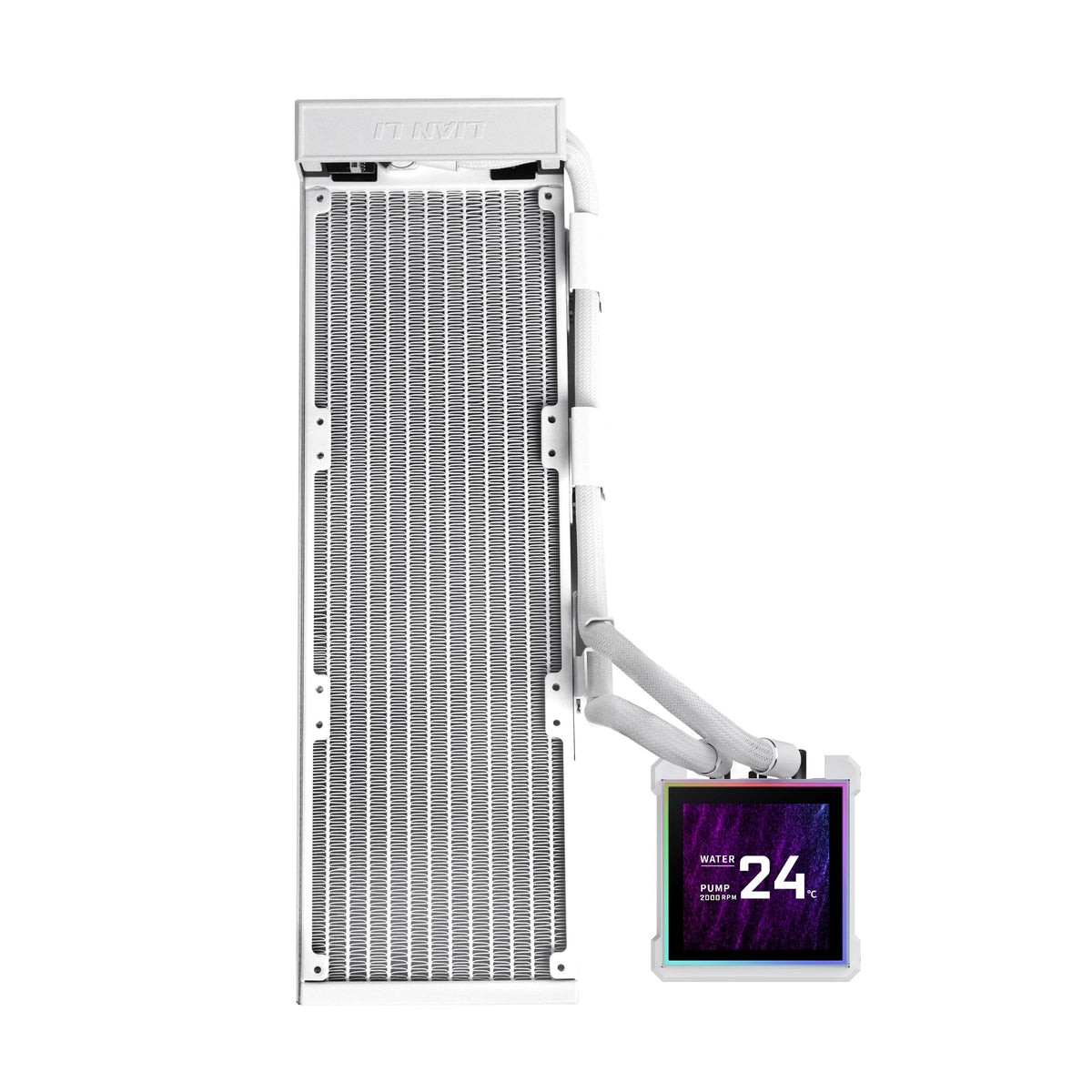 K Lian Li Hydroshift Ii Lcd-S 360n Blanco Aio-Refrigeración Líquida