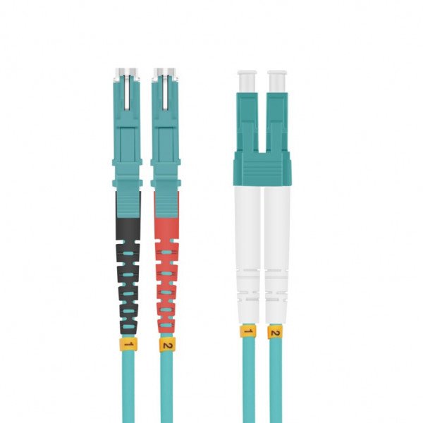 Helos Lwl Cable De Red E2000® (Lsh)/Lc Duplex 50/125?M Om3 Aqua 7,5m