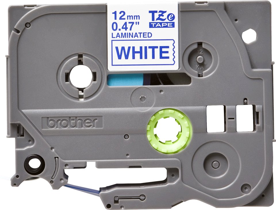 EAN 4977766685276 - Brother TZE-233 cinta para impresora de etiquetas Azul sobre blanco imagen 2